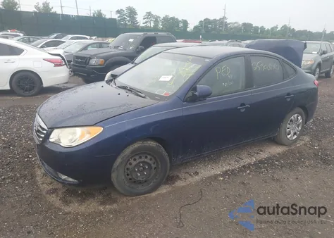 2010 Hyundai Elantra Gls from USA, damaged, VIN KMHDU4AD8AU877372